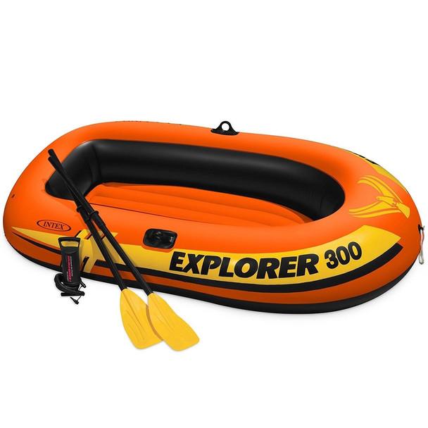 INTEX Boat Explorer 300 For 3 people 186KG with Oars & Pump 211*117*41 cm58332NP