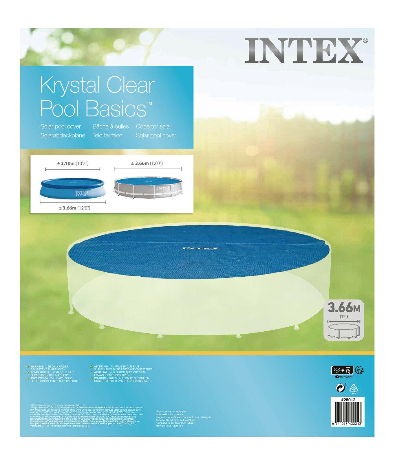 Solar Pool Cover 366 cm28012