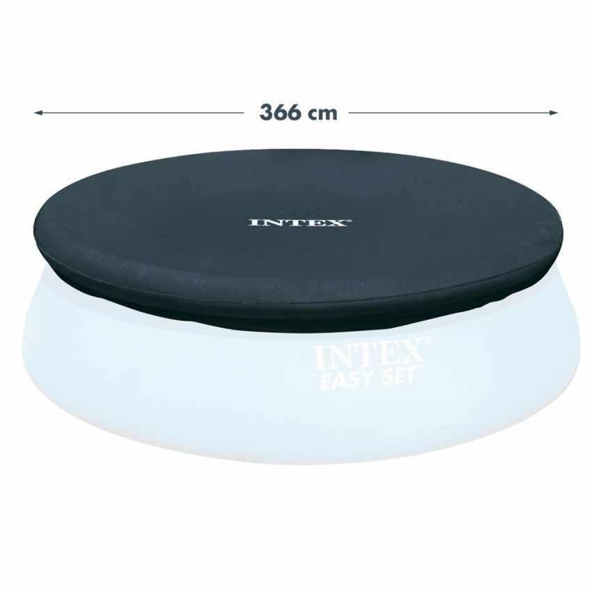 Pool Cover (12ft) 366 Cm Til Easy Set Fra Intex Pool28022