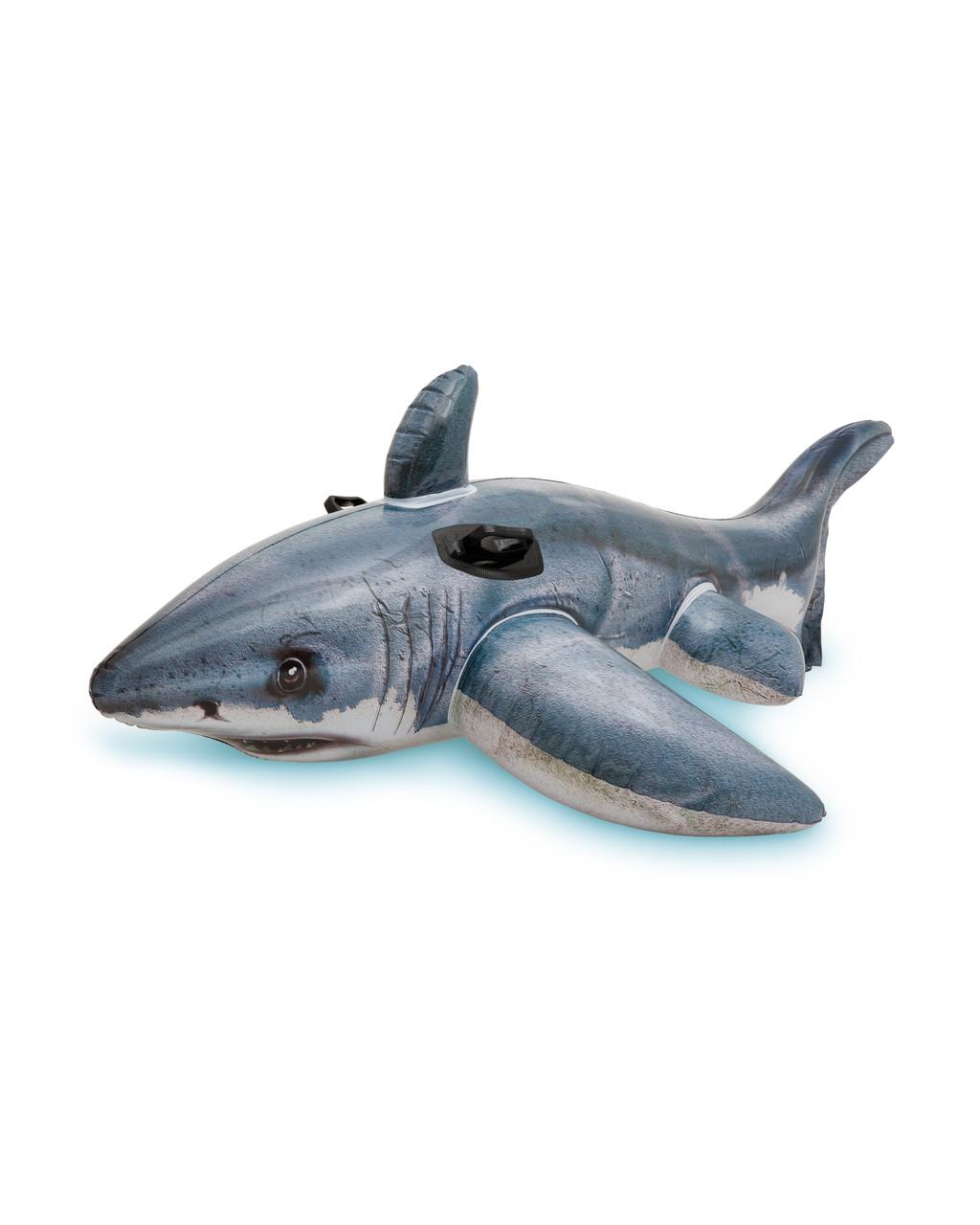 Great White Shark Ride-On Inflatable Pool Float57525NP