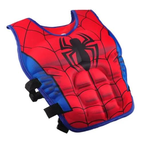 Life Jackets Kids Swimming Floating Swim Zip Vest-1 (Spiderman)JR-L-2